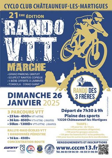 Affiche rando3f 2025 numerique 400